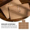 Papel de regalo, sobre pequeño, carpetas para tarjetas, sobres de estilo Simple, papelería, archivo, nota, soportes de almacenamiento de papel, organizador de bolsas