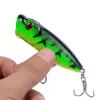 Baits Lures 1pcs Fishing Topwater Popper Bait 65cm 12g Hard Artificial Wobblers Plastic Tackle with 6 Hooks 230801