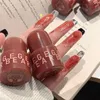 Läppglans koreansk spegel gelé glasyr vattentät långvarig fuktgivande söta glas läppstift sexiga röda läppar makeup kosmetika