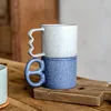 Muggar Milk Mocha Bear Big Mug Eesthetic Porcelain Coffee Cute Cup Tea Funny Taza de Ceramica Kitchen Accessories