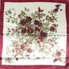 Schals Lenco Frauen Rose Seidenschal Bedruckt 90*90 cm Mehrfarbiger Satinschal Schal Für Damen Mode Taschentuch Frühling Seidenschals J230801