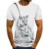 Men's T Shirts 2023 Selling 3D Sketch Print Crew Neck Loose Top Short Sleeve Simplicity Geometry T-Shirt