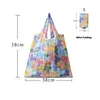 Foldable Shopping Bag Large Food Bag Reusable Eco Bags For Grocery Beach Toy Storage Bag Women's Stock Bags Shoulder Tote Pouch