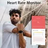 Montre intelligente à écran tactile complet pour téléphones Android et iOS Compatible Fitness Tracker avec cœur