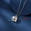 Naszyjniki wiszące delfin Urna Naszyjnik do ludzkiego zwierzaka Kremację ze stali nierdzewnej Peepsake Memorial Jewelry Gift