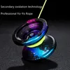 Butterfly Metal Alloy Aluminum Yoyo Professional with 10 Ball kk bearing High Speed yo Classic Toys AO1 230801