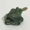 Decoratieve Beeldjes Geld Boeddhabeelden Chinese Feng Shui Munt Driepotige Pad Kikker Dier Standbeeld Sculpturen Woondecoratie Kunstmatige