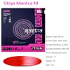 Tabelltennis sätter Stiga Mantra M H S Series Rubber Semitacky Pimplesin Offensive Ping Pong för Mid and Back Court 230731