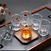 Wine Glasses 6 Piece Set Crystal Glass Creative Vodka Spirit Party Drink Charming Thick Bottom