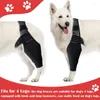 Hundebekleidung Haustier-Kniestütze für Hinterbein-Stützhülse, Gelenkwickel, verstellbare Polster, Hinterbeine, Verletzungen, Erholung