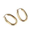 Luxury Designer Hoop Earrings Womens Gold Huggie Earings Lady Fashion Jewelry V Oval Classic Charm Earring Mens Jewlery Stud Earing 238013C