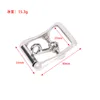 Bag Parts Accessories 5pcs Ivoduff Various Size Locking buckle For Leather Metal Pin Buckle With Lock Tongue Roller in 230731