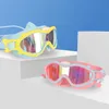 Enfants lunettes de natation étanche plongée surf lunettes de natation enfants lunettes de natation bouchon d'oreille réglable Anti-buée Protection UV
