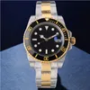 مشاهدة الساعات Men Montre Sub Style Diver Series مشاهدة السيراميك الفولاذ المقاوم للصدأ السوار الصلب الأصلي حركة أوتوماتيكية تاريخ السيارات