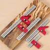 Profesjonalne zestawy narzędzi ręcznych Skalowalny linijka dla Woodpecker jednorazowy otwór typu T Skrybowanie ze stali nierdzeń