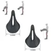 Selles de vélo ELITA ONE Carbon Saddle VTT Route selle Super Light Leather Cushions 96g 230801