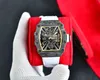 Montre suisse RicharsMille ZF Factory Tourbillon Mouvement automatique RM1201 Real Tourbillon fantastique superbes montres-bracelets pour hommes YWMB qualité haut de gamme uhr NTPT toutes les voitures