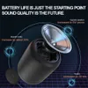 Portabla högtalare Bluetooth Bass trådlöst Portable Subwoofer Waterproof USB Sound FM Radio med LED -lampor Support R230801