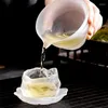 Vinglasögon japansk stil kronblad te cup mun kristall glas handgjorda förtjockar smakande kongfu teacup kontor hemuppsättning tillbehör