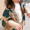 Cardigan 2023 Nouveau Automne Hiver À Manches Longues Tricoté Cardigan Chandail Long Manteau Enfant Vêtements Pour Adolescent Pour 610 Ans J230801