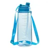 Waterflessen Fles Met Stro Kunststof Bekers Herbruikbare Duurzame BPA-vrije Draaglus Gallon Jugs