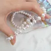 Bangle ASHIQI Braccialetto di perle naturali d'acqua dolce bianche per gioielli da donna regalo 230731