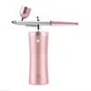 Facial Steamer Airbrush Water Oxygen Injector New High Pressure Nano Reduce Wrinkles Deep Moisturizing Skin Care Fog Mist Sprayer Gun 230801