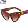 Óculos de Sol Oversized Cateye Punk Feminino Masculino Tendências Gradiente Óculos de Sol Goggle Moda Feminina Óculos Óculos Ao Ar Livre UV400