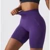 Kvinnors shorts sömlösa cykling som kör sportstyster Kvinnor Gymträning och träningsdräkt Push Up Fitness Short Leggings Sportkläder