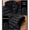 Gilet da uomo Gilet Uomo Giacche autunnali Gilet spessi Uomo Cappotti senza maniche Uomo Gilet imbottito in cotone caldo Gilet da uomo Veste Hommes 230731