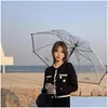 Parapluies Designer Transparent Femme Lettre Motif Pliant Fl-Matic Parapluie Drop Delivery Maison Jardin Housekee Organisation Pluie G Dhgi4