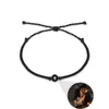 Charm Bracelets Personalized Circle Po Bracelet Custom with Couple Projection Memorial Jewelry Gift for Women Men 230731