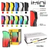 Shenzhen Vapes Imini Mod Batterie 500mAh avec interrupteur à l'épreuve des enfants Batteries à tension réglable en bas pour cartouche de vape 510 Version en métal et plastique en 12 couleurs chaudes