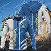 Sweats à capuche pour hommes NICARAGUA FLAG Sweat à capuche pour homme imprimé en 3D Pull à capuche Nom personnalisé