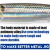 Iscas Iscas B U 30G40G60G Impressão 3D Metal Cast Jig Spoon Shore Casting Peixe Robalo Isca de Pesca de Água Salgada Isca Artificial Equipamento 230801