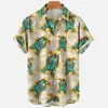 Heren casual shirts Hawaïaans voor heren Mode Comfortabel Unisex Korte mouw Tops Strand Reizen Surf Oversized Y2k