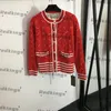 Fashion Knit Sweaters Jacket Female Cardigan Coat Sweater Letters Jacquard Sweater Tops Ladies Pocket Design Jacket