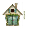 Tuin Decoraties Miniatuur Fairy Gnome Deur Beeldjes Elf Home Houten Raam Kunst Boom Scpture Standbeelden Ornament Outdoor Decor Drop Dhncr