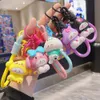 Cute Cartoon Fat Kuromi Keychain Wholesale Doll Kawaii Key Cover Chain Pendant Women Key Holder Female Keyring Gift Toy 2343