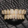 Biżuteria hip -hop biżuteria niestandardowe złoto Plaked 925 srebrny opal moissanite Diamond lodowany grillz na zęby