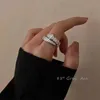 Nieuwe Sliver Kleur Zirconia Snake Ring voor Vrouwen Open Verstelbare Cz Vinger Ringen Party Bruiloft Verklaring Sieraden