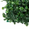 装飾的な花25x25cm人工植物の壁シミュレーション葉のヘッジ偽のグリーングラスマットカーペットdiyマイクロランドスケープホームフロアフェンス