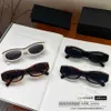 2024 luxury designer sunglasses Xiaoxiang's New Oval Metal Edge for Women CH9112 Network Red Jenny Same Sunglasses