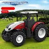 RC auto elettrica Rc trattore rimorchio lega veicolo di trasporto ingegneria agricoltore simulazione fattoria giocattoli con faro a led simulatore agricolo 230731