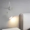 Lampa ścienna nowoczesne lampy żelazne LED do salonu sypialnia badanie dekoracje domowe nordyckie lampki nocne