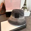 Lowewe chapeau de créateur de luxe de haute qualité loisirs de haute qualité Lowe Denim seau chapeau femme étoile mode seau crème solaire bassin