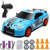 Electric RC Car 2 4G Drift Rc 4WD RC Toy Remote Control GTR Model AE86 Vehicle Racing for Children Christmas Gifts 230801