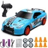 Auto RC elettrica 2 4G Drift Rc 4WD RC Giocattolo Telecomando GTR Modello AE86 Veicolo da corsa per bambini Regali di Natale 230801