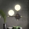 Applique murale moderne LED verre lumière chambre chevet minimaliste salon décoration éclairage intérieur appliques luminaires