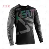 Wielerkleding Sets Mountainbike Team Downhill Jersey MTB Offroad DH Fiets Locomotief Shirt Cross Country Mountain MTB LEATT RACING JERSEY 230731